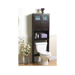 Zenna Home Modern 9820CH Bathroom Spacesaver, 3-Shelf, Wood, Espresso 