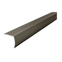M-D 43378 Fluted Stair Edging, 72 in L, Spice 