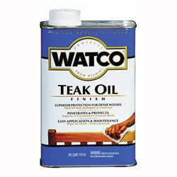 WATCO A67141 Teak Oil, Liquid, 1 qt, Can 