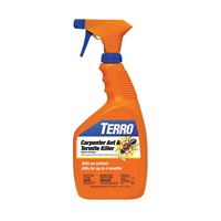 Terro T1100-6 Carpenter Ant and Termite Killer, Liquid, Spray Application, 32 oz, Bottle 