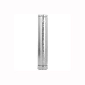 Selkirk 6RV-4 Type B Gas Vent Pipe, 6 in OD, 4 ft L, Aluminum/Galvanized Steel