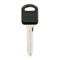 HY-KO 18GM102 Key Blank, Brass/Plastic, Nickel, For: Honda Vehicle Locks 