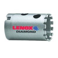 Lenox Diamond 1211520DGHS Hole Saw, 1-1/4 in Dia, 1-5/8 in D Cutting 