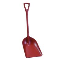 POLY PRO TOOLS P6982R Scoop Shovel, 14 in W Blade, 17 in L Blade, Polymer Blade, Polymer Handle, D-Shaped Handle 