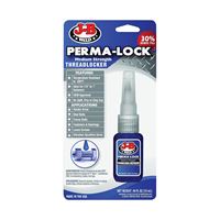 J-B WELD Perma-Lock 24213 Threadlocker, Liquid, Slight, Characteristic, Blue, 13 mL Bottle 