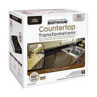 Rust-Oleum 258283 Countertop Transformations Kit, Liquid, Mild, Java Stone 