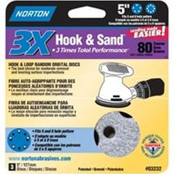 Norton 03232 5xuh 3x H&l Sand Disc 80 