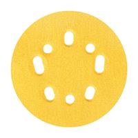 Norton 04061 Sanding Disc, 5 in Dia, Coated, P100 Grit, Medium, Aluminum Oxide Abrasive, Paper Backing, Universal Vacuum 