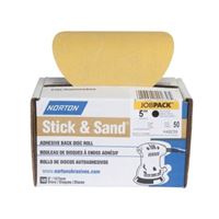 NORTON Stick & Sand 07660749248 Sand Sheet Roll, 4-1/2 in W, 30 ft L, P220 Grit, Very Fine, Aluminum Oxide Abrasive 