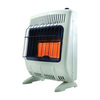 Mr. Heater F299820 Vent-Free Radiant Heater, 11-1/4 in W, 27 in H, 18000 Btu Heating, Propane 