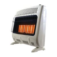 Mr. Heater F299830 Vent-Free Radiant Heater, 23-3/4 in W, 27 in H, 30000 Btu Heating, Propane 