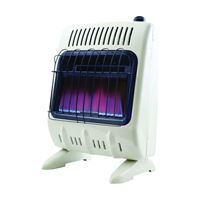 Mr. Heater F299710 Vent-Free Blue Flame Gas Heater, 20 lb Fuel Tank, Propane, 10000 Btu, 250 sq-ft Heating Area 