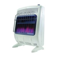 Mr. Heater F299720 Vent-Free Blue Flame Gas Heater, 20 lb Fuel Tank, Propane, 20000 Btu, 500 sq-ft Heating Area 