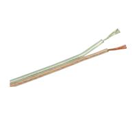 CCI 94605M418 Speaker Cable, 16 AWG Wire, PVC Sheath, Clear Sheath, 250 ft L 