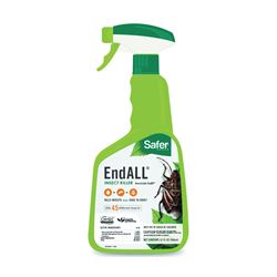 Safer End All 5102-6 Insect Killer, Liquid, 32 oz Bottle 