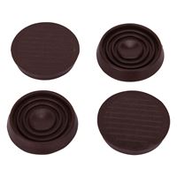 ProSource FE-S708-PS Caster Furniture Glide, Rubber, Brown, Brown, 1-3/4 x 1-3/4 x 3/8 in Dimensions 