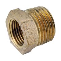 Anderson Metals 738110-0804 Reducing Pipe Bushing, 1/2 x 1/4 in, Male x Female, 200 psi Pressure 