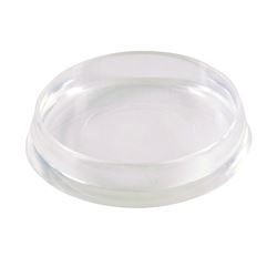 Shepherd Hardware 9087 Caster Cup, Plastic, Clear, 4/PK, Pack of 6 