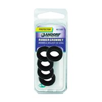 Jandorf 61506 Grommet, Rubber, Black, 1/4 in Thick Panel 
