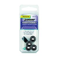 Jandorf 61517 Grommet, Rubber, Black, 1/4 in Thick Panel 