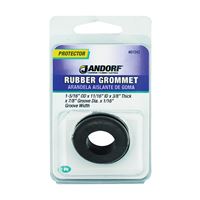 Jandorf 61542 Grommet, Rubber, Black, 3/8 in Thick Panel 