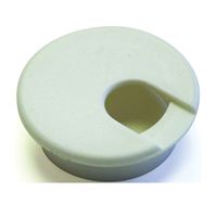 Jandorf 61624 Desk Grommet, 2 in Dia Cable, Polystyrene, Pure White 