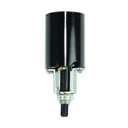 Jandorf 60536 On/Off Bottom Turn Knob Lamp Socket, 250 V, 660 W, Phenolic Housing Material, Black 