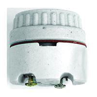 Jandorf 60576 Fixture Socket, 250 V, 660 W, Porcelain Housing Material, White 