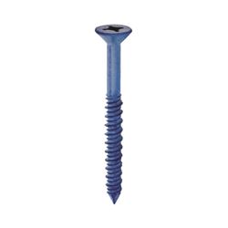 Cobra Anchors 622T Screw, 3/16 in Thread, 2-1/4 in L, Flat Head, Phillips, Robertson Drive, Steel, Fluorocarbon-Coated 