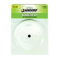 Jandorf 60218 Blank-Up Kit, White, For: Outlet Box After Removal of an Existing Fixture 