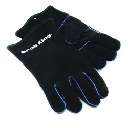 Broil King 60528 Grill Gloves, Leather, Black 