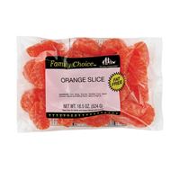 Family Choice 1109 Candy, Orange Flavor, 14 oz, Pack of 12 