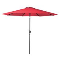 Seasonal Trends 69867 Crank Umbrella, 92.9 in H, 107.9 in W Canopy, 107.9 in L Canopy, Round Canopy, Steel Frame 