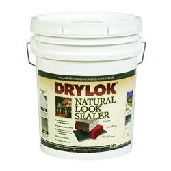 Drylok 22115 Natural Look Sealer, Clear, Liquid, 5 gal, Pail 