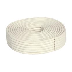 M-D 71520 Caulking Cord Weatherstrip, 1/8 in Thick, 90 ft L, Synthetic Fiber, White 