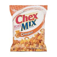 Chex Mix CMC8 Snack Food, Cheddar Flavor, 3.6 oz Bag, Pack of 8 