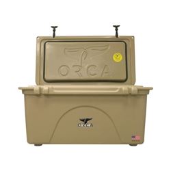 ORCA ORCT075 Cooler, 75 qt Cooler, Tan, Up to 10 days Ice Retention 