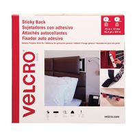 VELCRO Brand VEL-30631-GLO Sticky Back Tape, 16.4 yd L, 3/4 in W, Black 