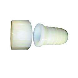 Anderson Metals 53746-1012 Hose Adapter, 5/8 in, Barb, 3/4 in, FGH, Nylon, Pack of 5 