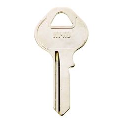 Hy-Ko 11010M4 Key Blank, Brass, Nickel, For: Master Cabinet, House Locks and Padlocks, Pack of 10 