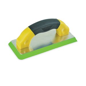 M-D 49829 Grout Float, 9 in L, 4 in W, Comfort-Grip Handle, Rubber, Black/Green/Yellow