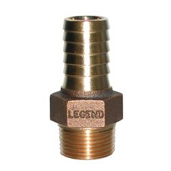Legend 312-004 Adapter, 3/4 in, Insert x MNPT, Bronze 