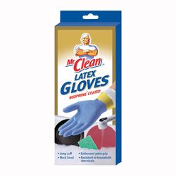 Spontex 11953 Protective Gloves, L, Natural Latex, Blue 