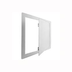 Karp HA88 Access Door, 8 in W, Styrene Plastic, White 