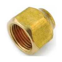 Anderson Metals 754020-0604 Nut, 3/8 x 1/4 in, Flare, Brass, Pack of 5 