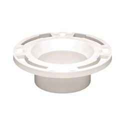 Oatey 43525 Closet Flange, 3, 4 in Connection, PVC, White 