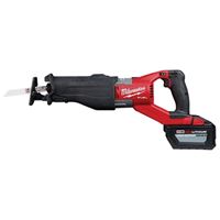 Milwaukee 2722-21HD Reciprocating Saw Kit, Battery Included, 18 V, 12 Ah, 1-1/4 in L Stroke, 0 to 3000 spm 