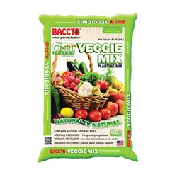 BACCTO 1840 Veggie Mix, Solid, Dark Brown/Light Brown, 40 qt Bag 