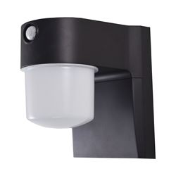 PowerZone O-JJ-700-MB Security Light, 120 V, 9 W, 1-Lamp, LED Lamp, Bright White Light, 700 Lumens 