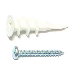 Midwest Fastener 23291 EZ Anchor, 1-1/4 in L, Plastic, 75 lb, Pack of 5 